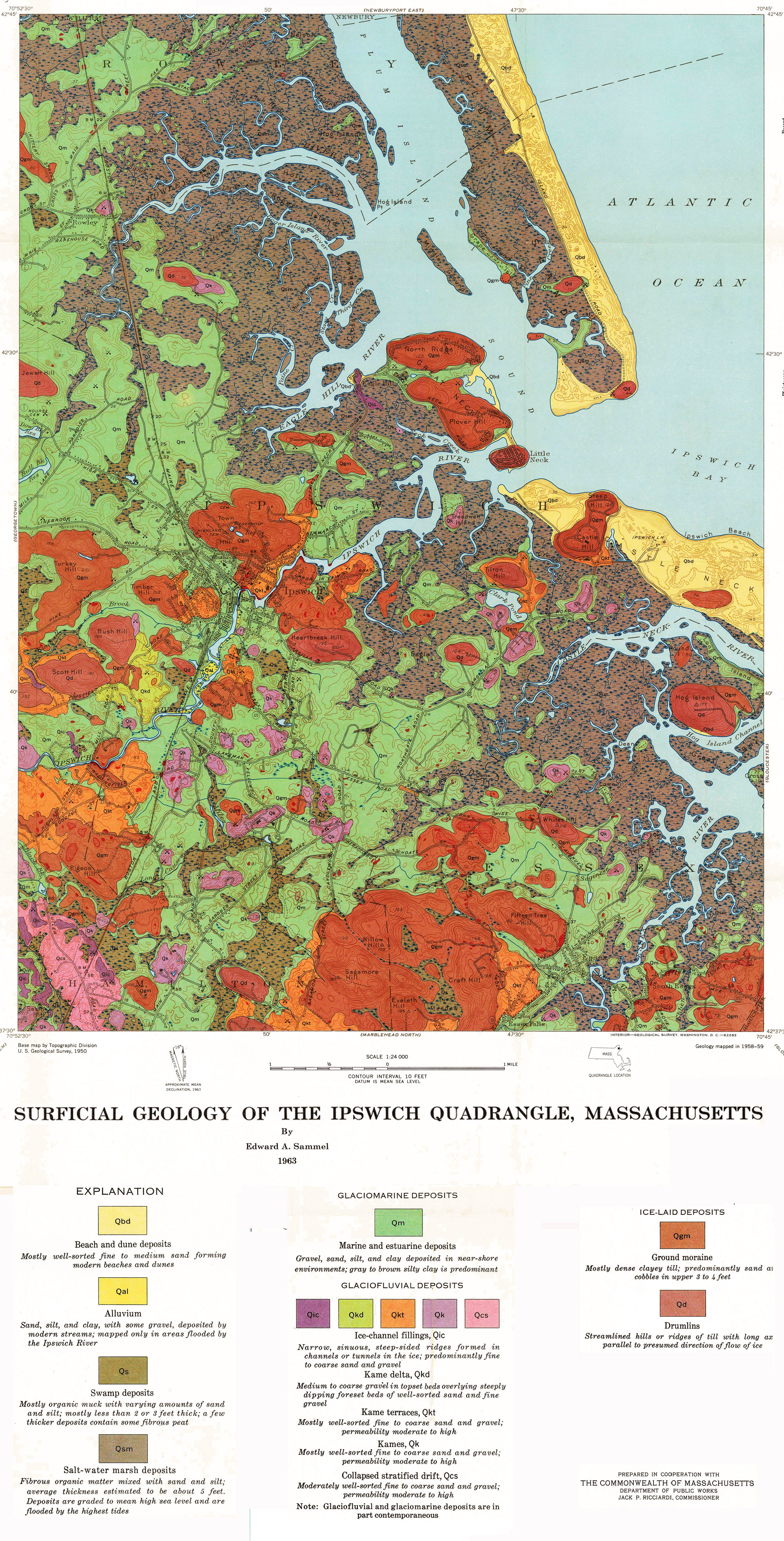 USGS Geologic Quadrangle Map GQ-189