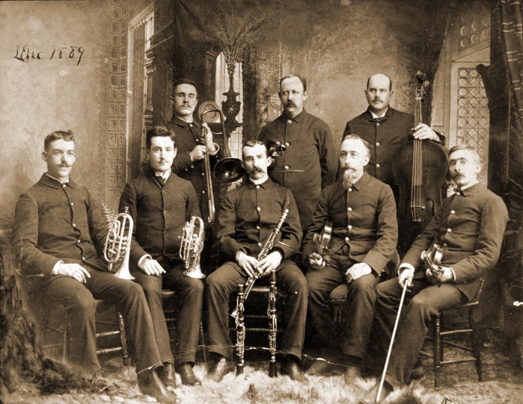 Ipswich Cornet band, Ipswich MA historic photos 1889