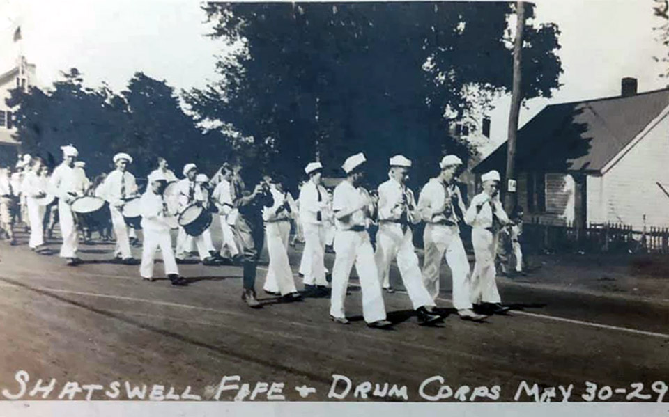Shatswell drum and fife corps, Ipswich MA, 1929