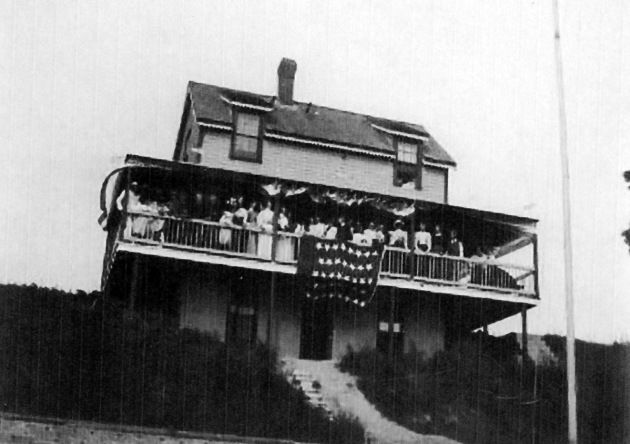 Bayley house on Grape Island
